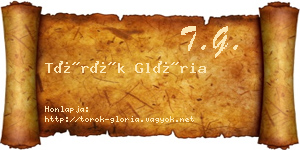 Török Glória névjegykártya